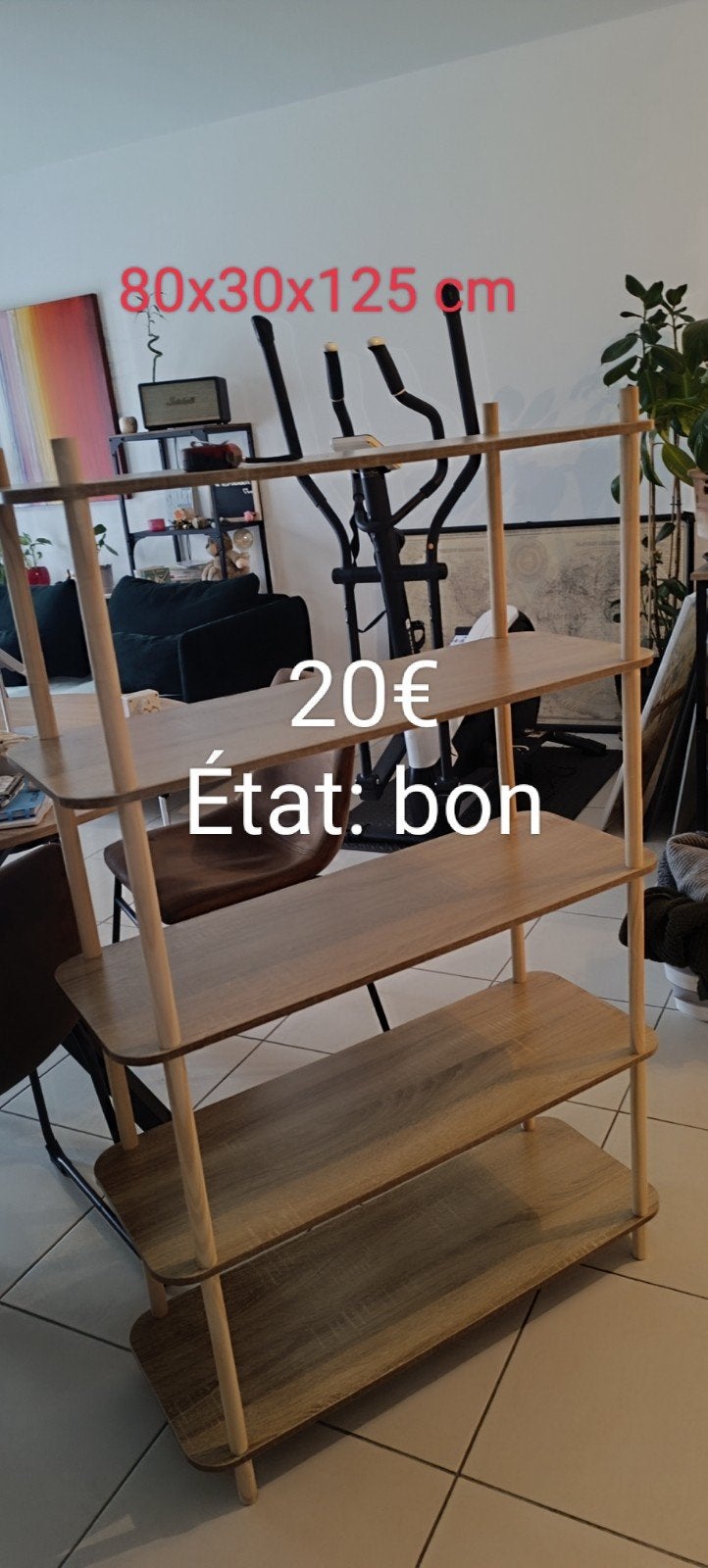Étagère en bambou, Enlèvement, Utilisé
