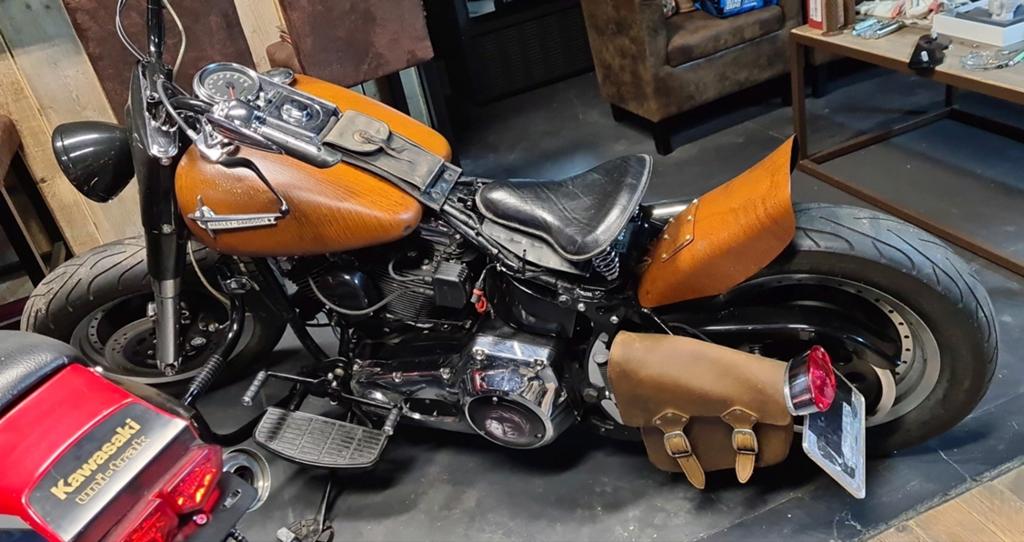 Harley evo bobber, Ophalen
