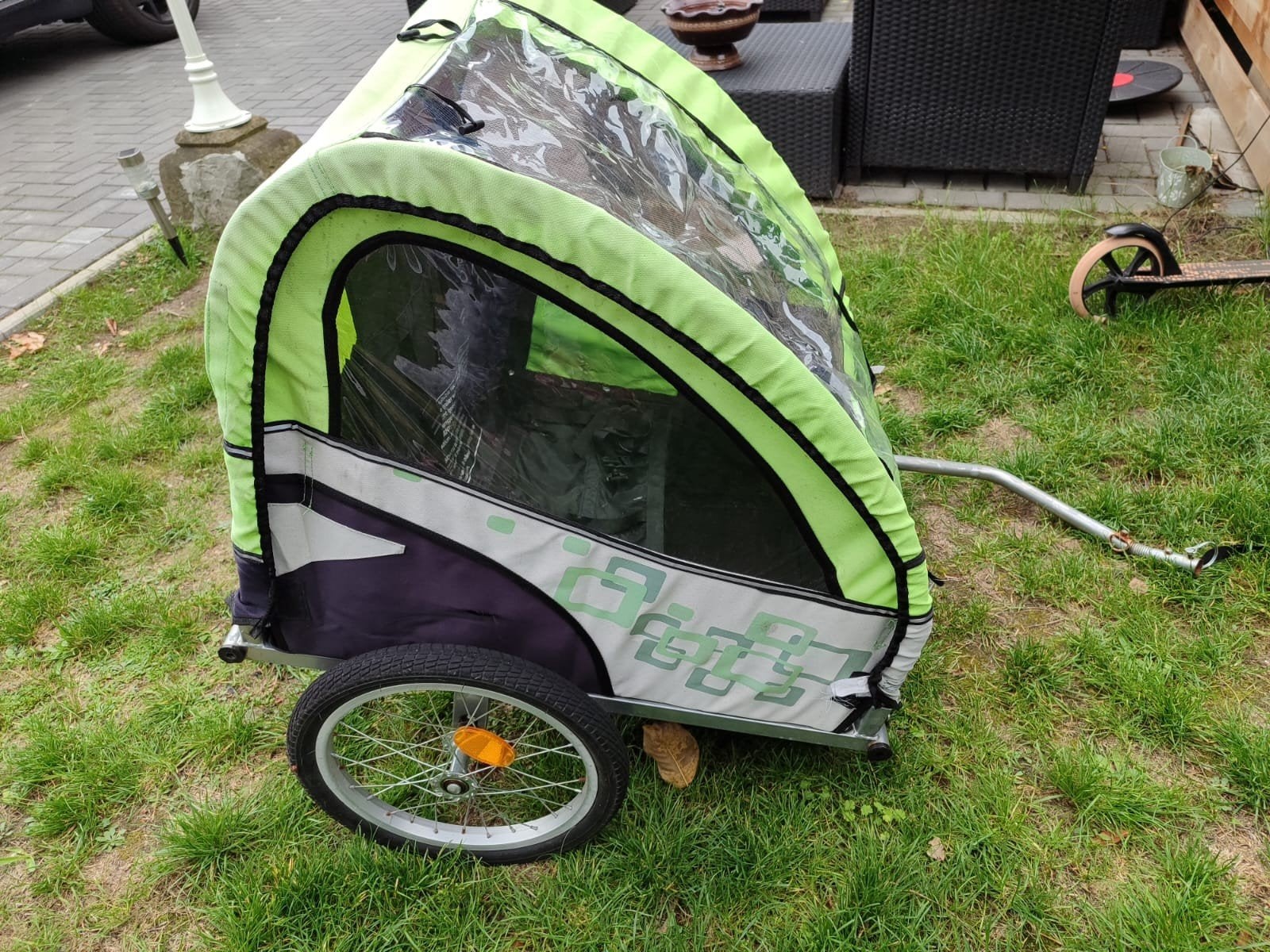 Handige fietskar / kinderfietskar – Spoedverkoop!, Fietsen en Brommers, Ophalen of Verzenden, Zo goed als nieuw, Kinderkar, 20 tot 40 kg