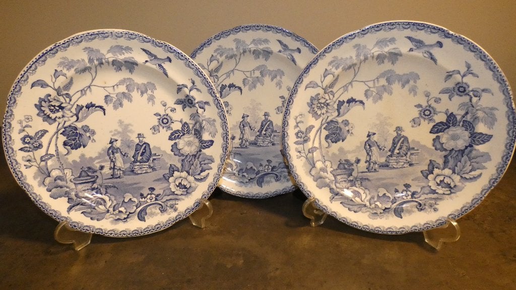 Manderin Staffordshire wandborden [1611], Antiek en Kunst, Ophalen of Verzenden