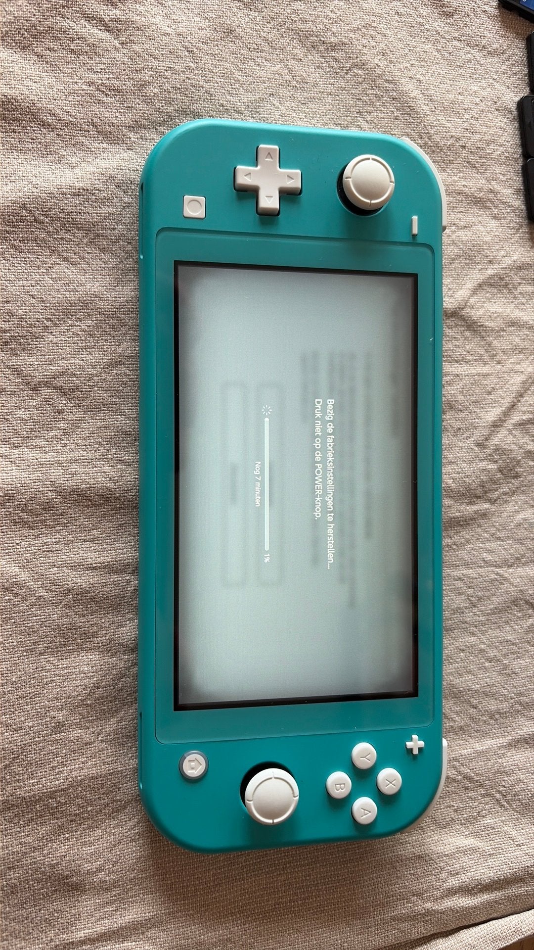 Switch Lite turquoise, Enlèvement ou Envoi, Turquoise, Comme neuf