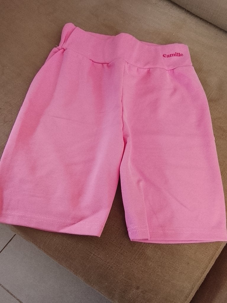 Camille roze short/bermuda/korte legging, Enlèvement ou Envoi, Comme neuf, Rose, Legging