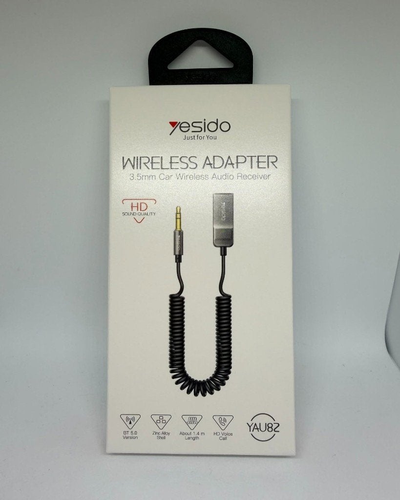 adaptateur audio bluetooth yesido jack 3,5, Neuf, Enlèvement ou Envoi, Récepteur, Info@telforceone.pl