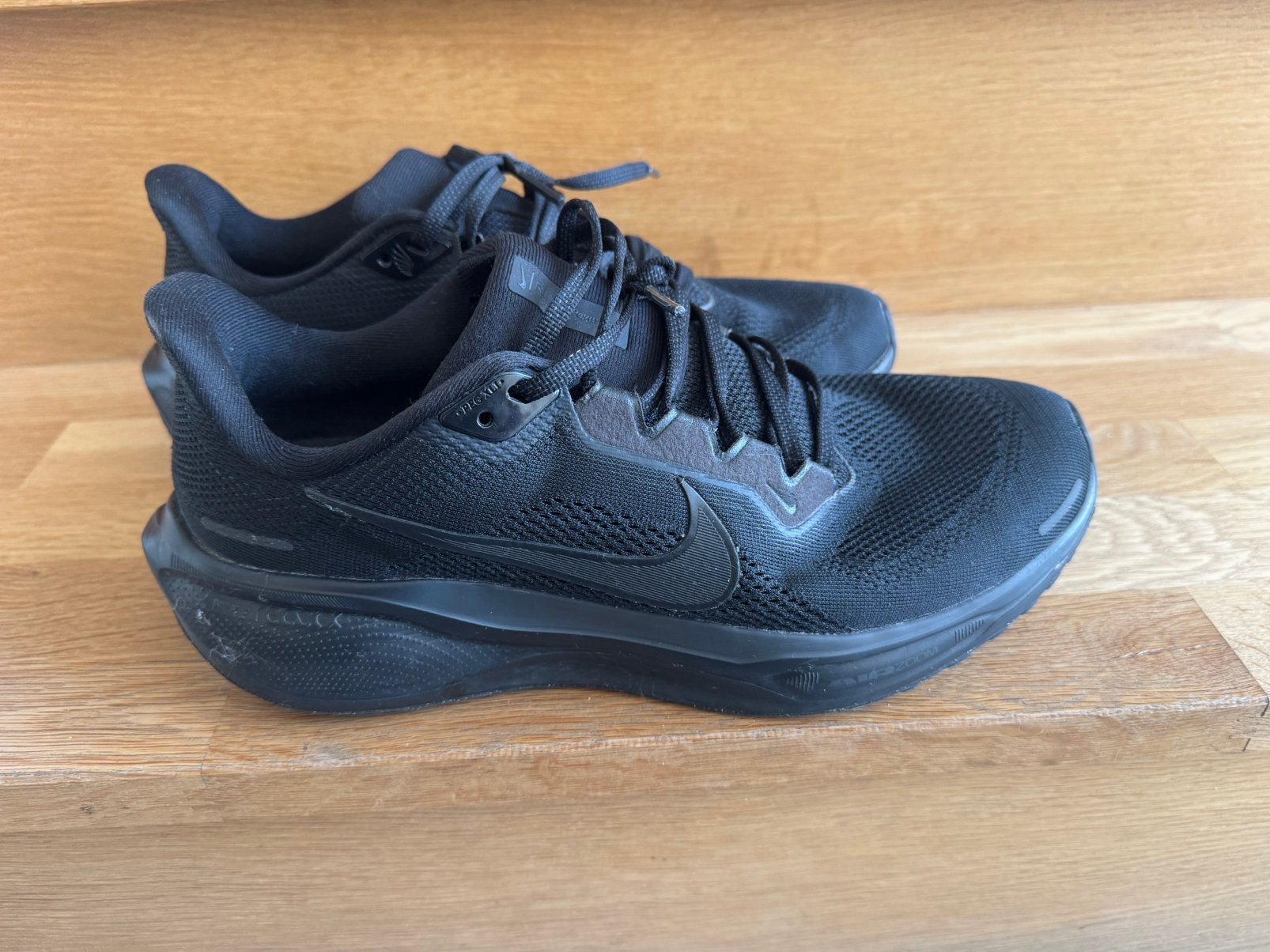 Nike Air Zoom hardloopschoenen zwart maat 43, Ophalen of Verzenden, Zo goed als nieuw, Hardlopen, Hardloopschoenen
