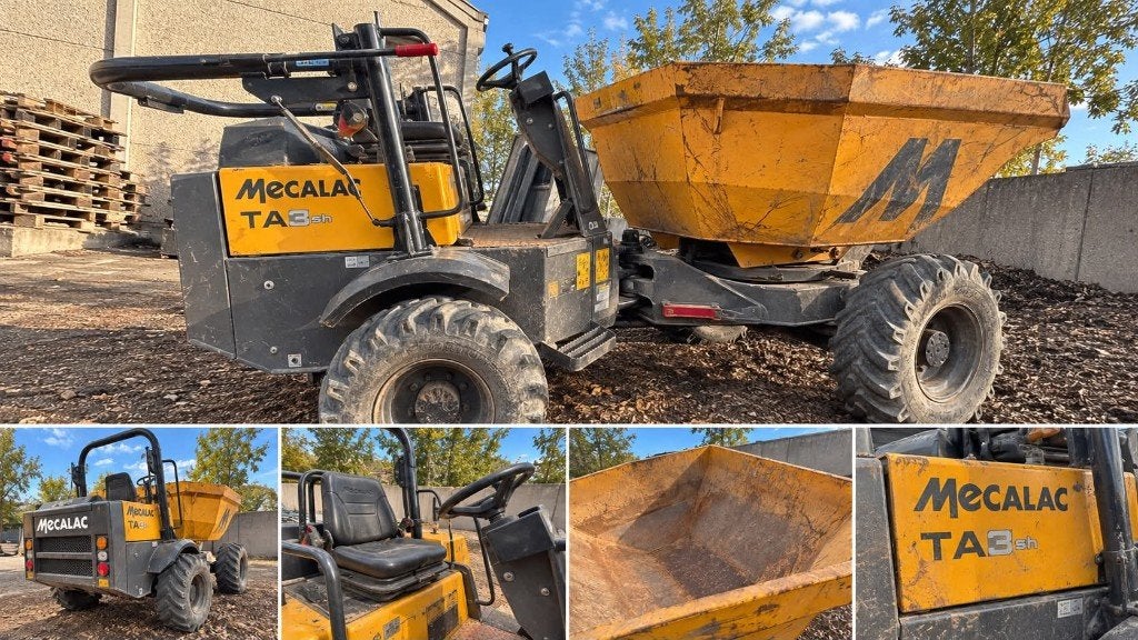 MECALAC dumper 3 ton, Ophalen, Dumper