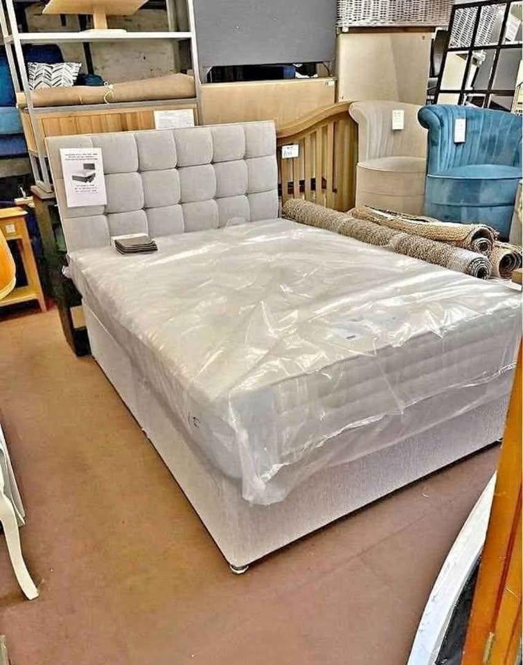 Nieuw bed en matras – Direct beschikbaar, Huis en Inrichting, Verzenden, Nieuw, Tweepersoons, Overige kleuren