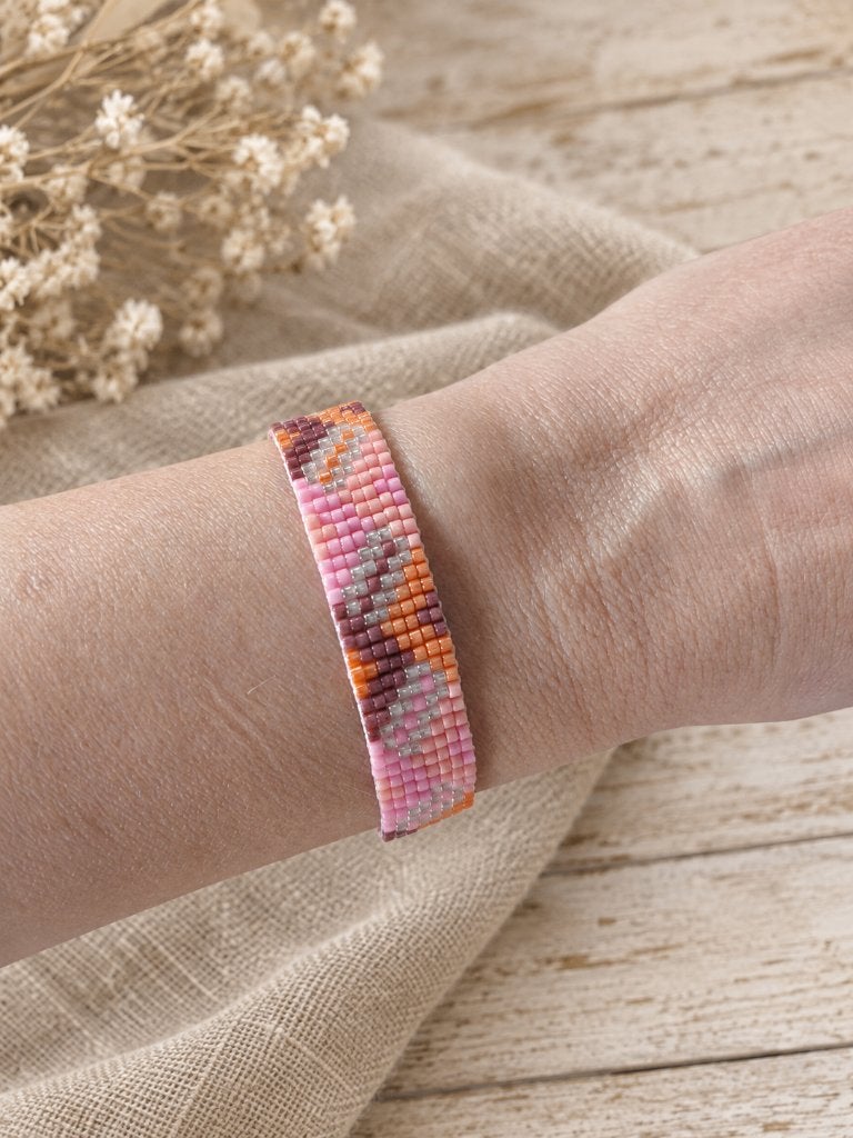Miyuki armband Polsomtrek 16-19 cm, Bijoux, Sacs & Beauté, Enlèvement ou Envoi, Neuf, Avec bracelets à breloques ou perles