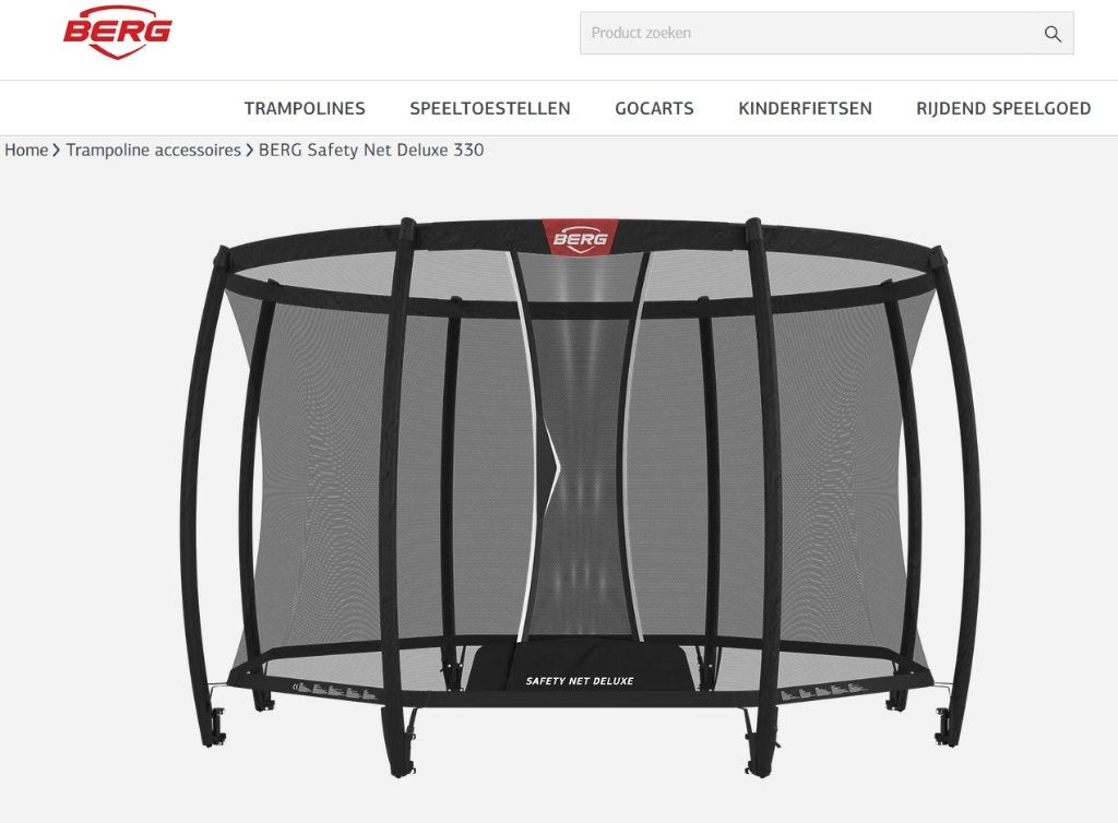 Berg safety net Deluxe diam330 NIEUW, Ophalen of Verzenden, Nieuw
