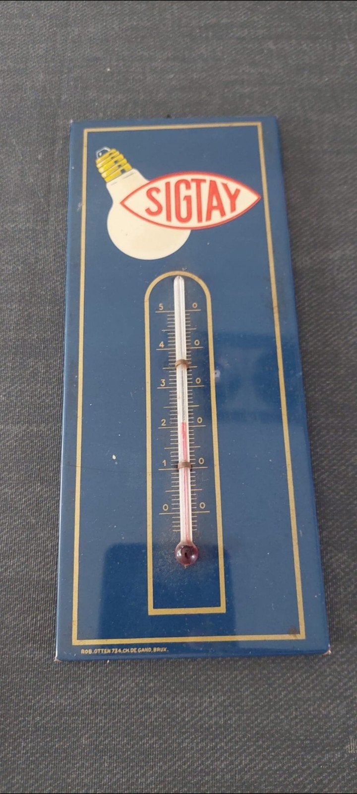 sigtay thermometer, Enlèvement