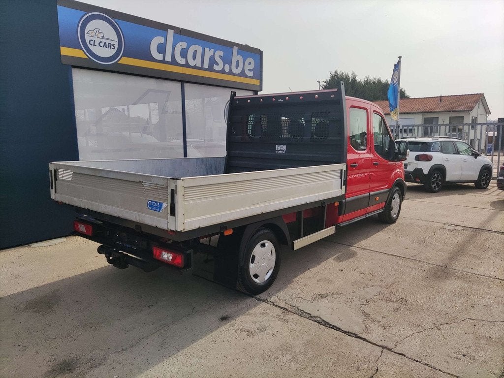 Ford Transit 2.0Tdci/Eur6/DubCab/7pl/Laadbak/Trekhaak/17272E, Rouge, Achat, Euro 6, Entreprise