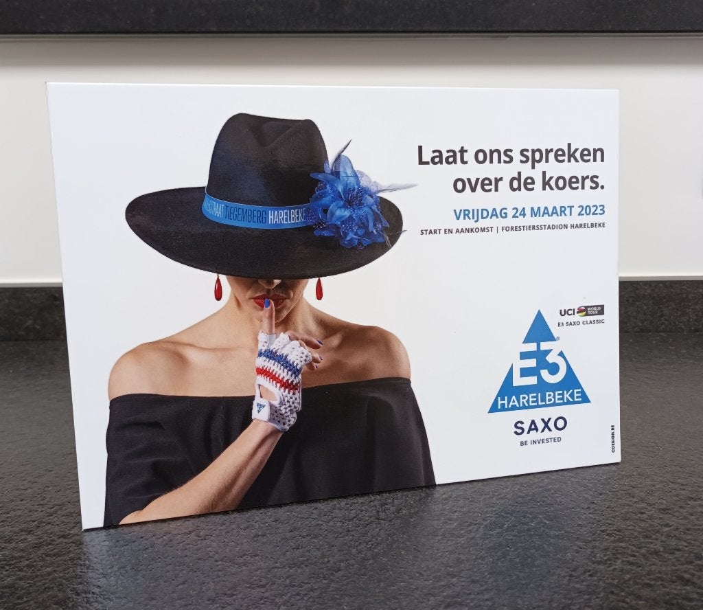 Panneau promotionnel E3 Saxo Classic 2023, Enlèvement ou Envoi, Comme neuf