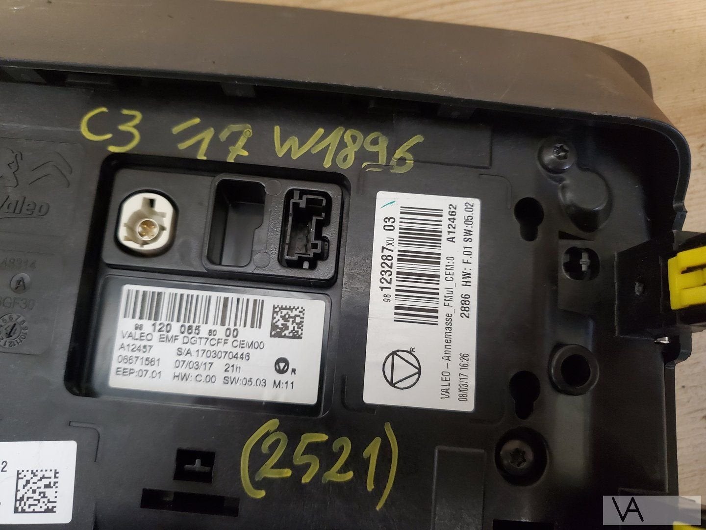 Peugeot 208 2008 308 Corsa F navigatie display 9812006580, Auto-onderdelen, Gebruikt, -, -, Ophalen of Verzenden