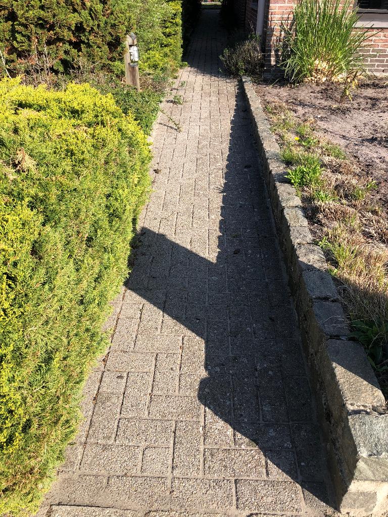 Beton klinkers gratis26m, Tuin en Terras, Ophalen, Gebruikt, Beton, Klinkers