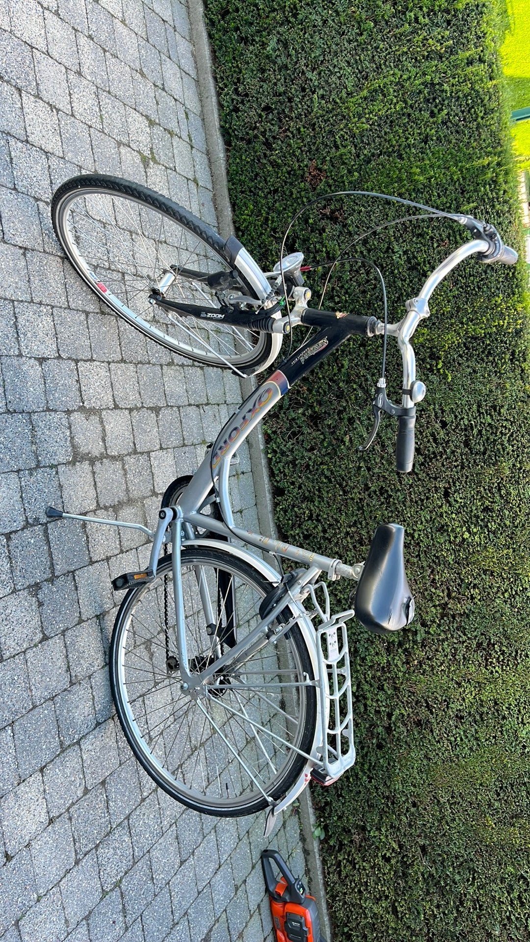 Damesfiets Oxford, Ophalen