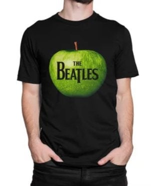 t shirt beatles apple large, Kleding | Heren, T-shirts, Ophalen of Verzenden, Nieuw, Zwart