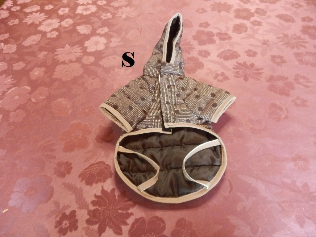 (8)- manteau petit chien t.S gris noir - neuf - ferplast -, Animaux & Accessoires, Neuf, Avec capuche, Enlèvement ou Envoi, S
