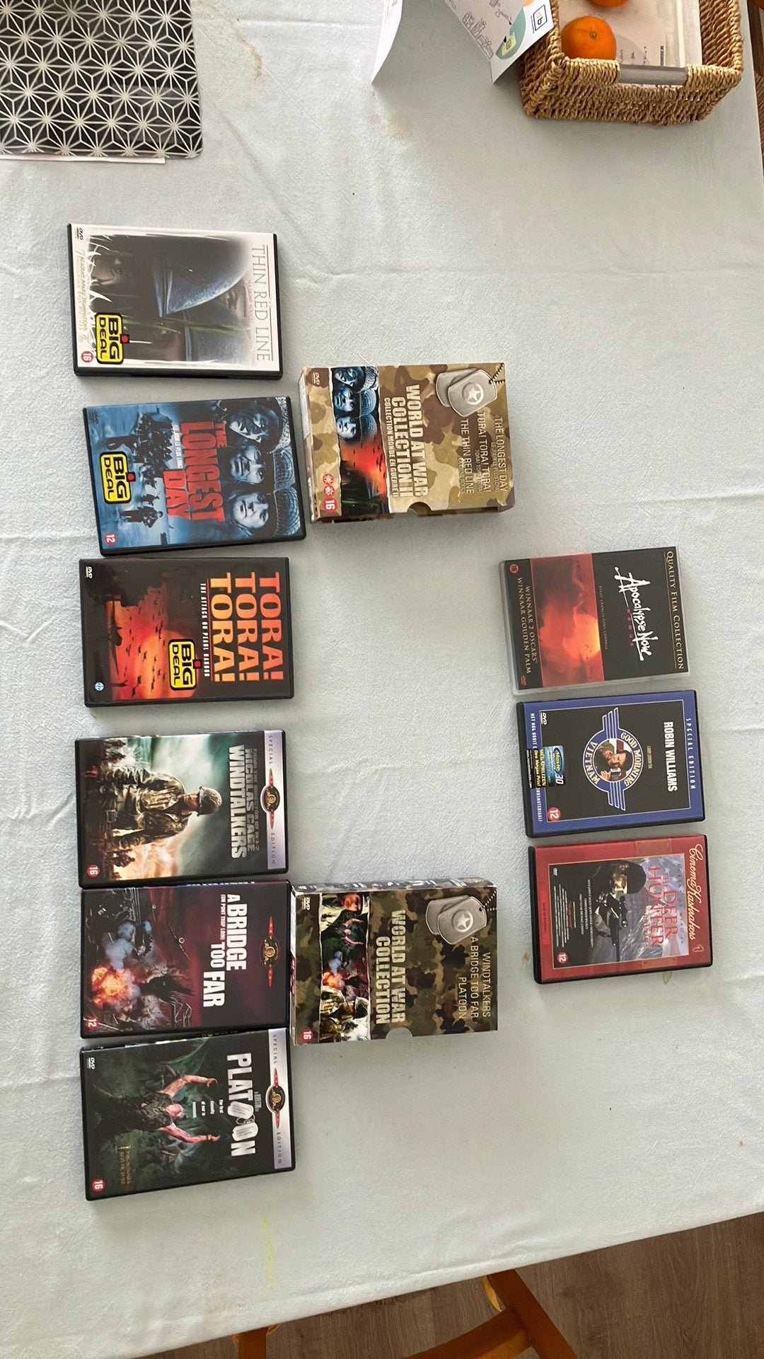 OorlogsDVD’s, Cd's en Dvd's, Ophalen, Vanaf 16 jaar, Nederlands, Zo goed als nieuw