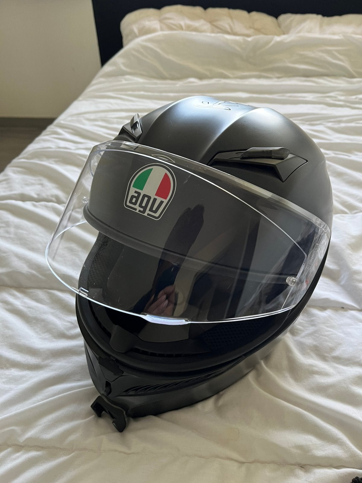 AGV K3 motorhelm maat L + extra vizieren – nette staat, Motoren, Ophalen of Verzenden, L, AGV