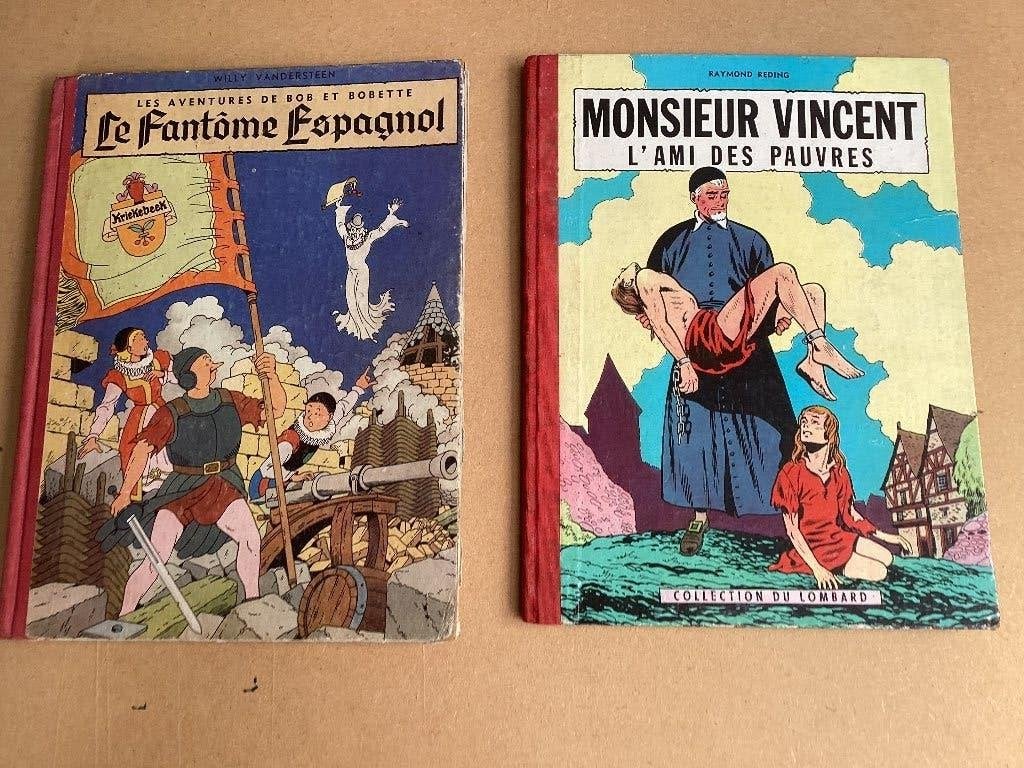 BD-Bob et Bobette Le fantôme espagnol EO 1952+ me Vincent, Livres, BD, Plusieurs BD, Enlèvement ou Envoi, Willy Vandersteen, Utilisé