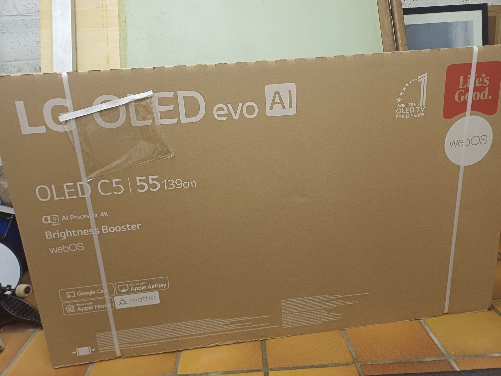 Smart TV LG OLED evo Al 4K C5 2025 55 pouces, OLED, Comme neuf, Enlèvement, LG