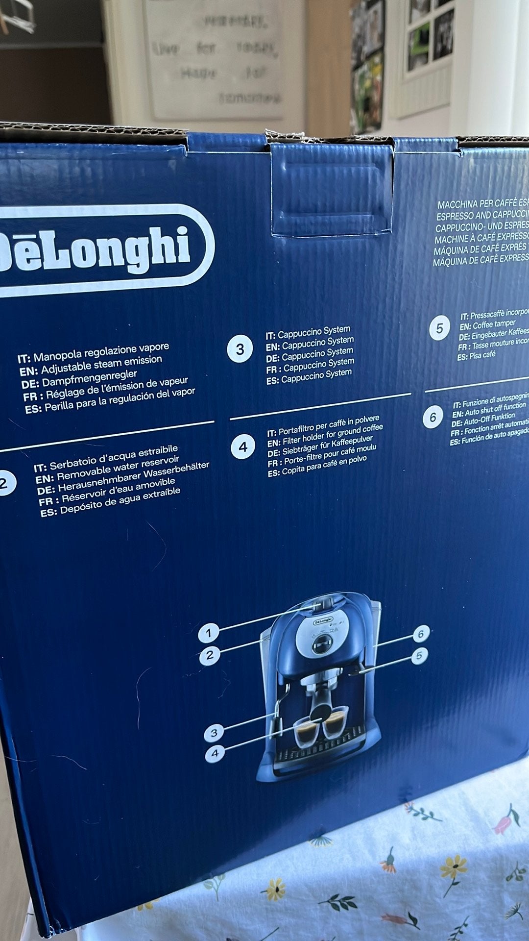 De'Longhi EC 201.CD.B, Electroménager, Cafetières, Café moulu, Machine à espresso, Tuyau à Vapeur, Enlèvement