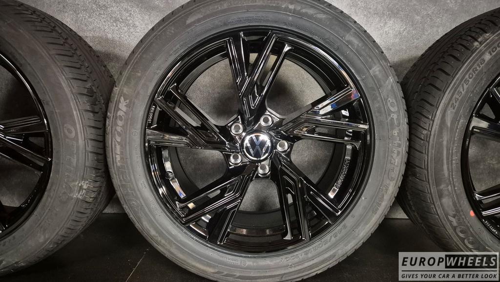 18 inch Volkswagen Transporter Bulli T7 T6 Multivan zwart, Auto-onderdelen, Banden en Velgen, Banden en Velgen, Zomerbanden, 18 inch