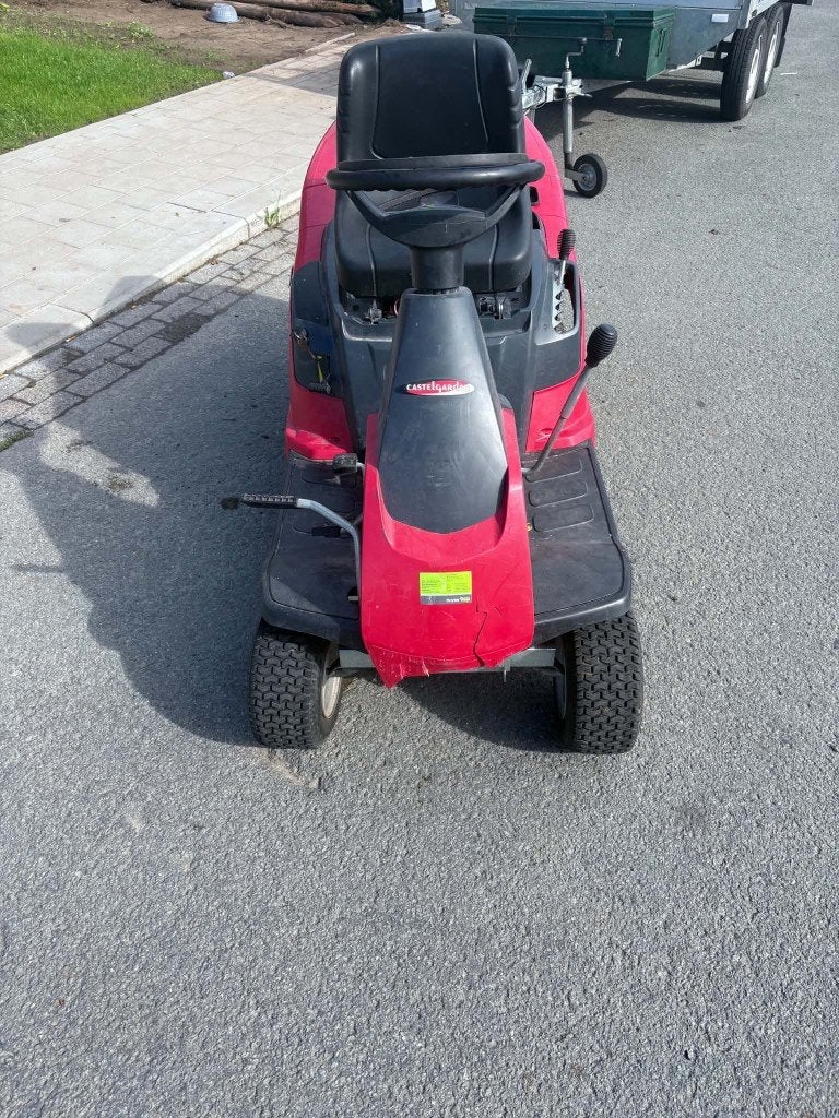 zitmaaier merk castelgarden start maaid rijd, Tuin en Terras, Ophalen, Gebruikt, Elektrische starter, Castelgarden