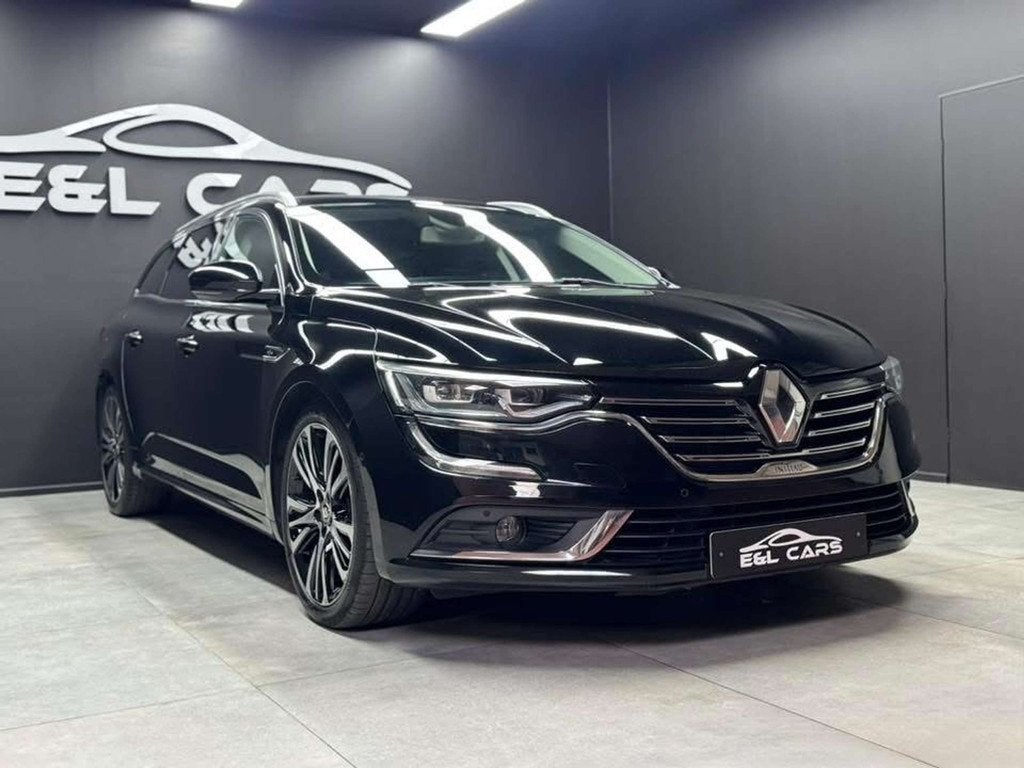 Renault Talisman Talisman SW 1.6 dCi 4CONTROl Initiale Paris, Auto's, Automaat, Gebruikt, 4 cilinders, Zwart