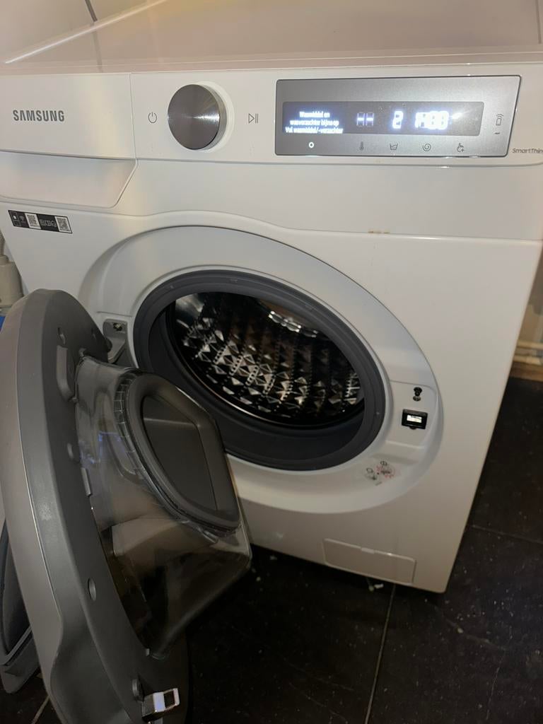 Nieuwe Wasmachine Samsung, Elektronische apparatuur, Wasmachines, Ophalen, Zo goed als nieuw, Energieklasse A of zuiniger, 1200 tot 1600 toeren