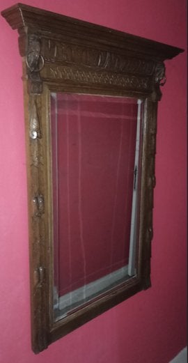 Miroir mural, Maison & Meubles, Enlèvement, Utilisé, Rectangulaire, Moins de 100 cm