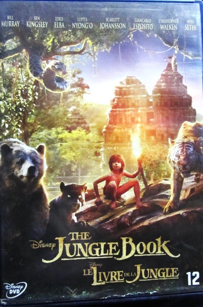 DVD DISNEY- AVONTUUR- THE JUNGLE BOOK, Cd's en Dvd's, Alle leeftijden, Ophalen of Verzenden, Zo goed als nieuw, Actiekomedie