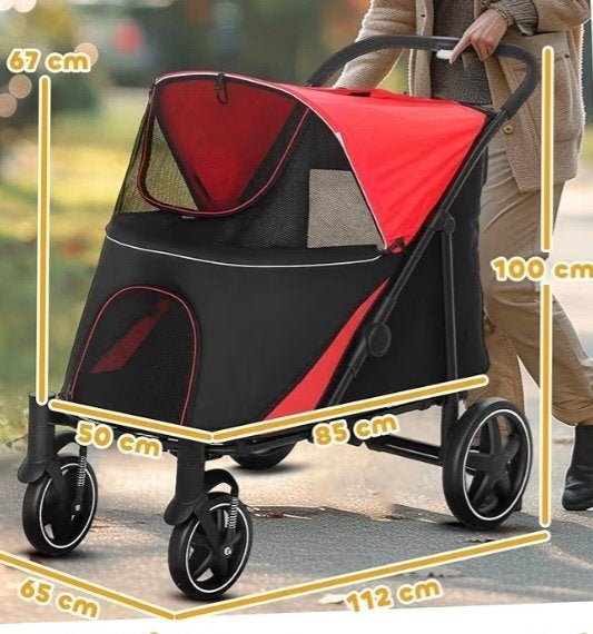 Hondenbuggy middelgrote / grote hond 30 kg, Overige merken, Ophalen, Zo goed als nieuw, Hondenbuggy