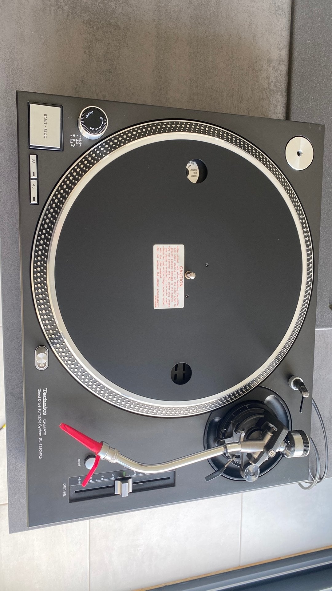 Technics SL - 1210 MK5, Audio, Tv en Foto, Ophalen, Gebruikt, Platenspeler, Technics