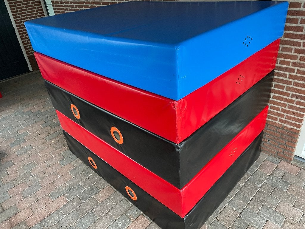 valmat, turnmat, valpreventie, nieuwe bekleding 2 x 1,5 m, Sport en Fitness, Ophalen, Zo goed als nieuw