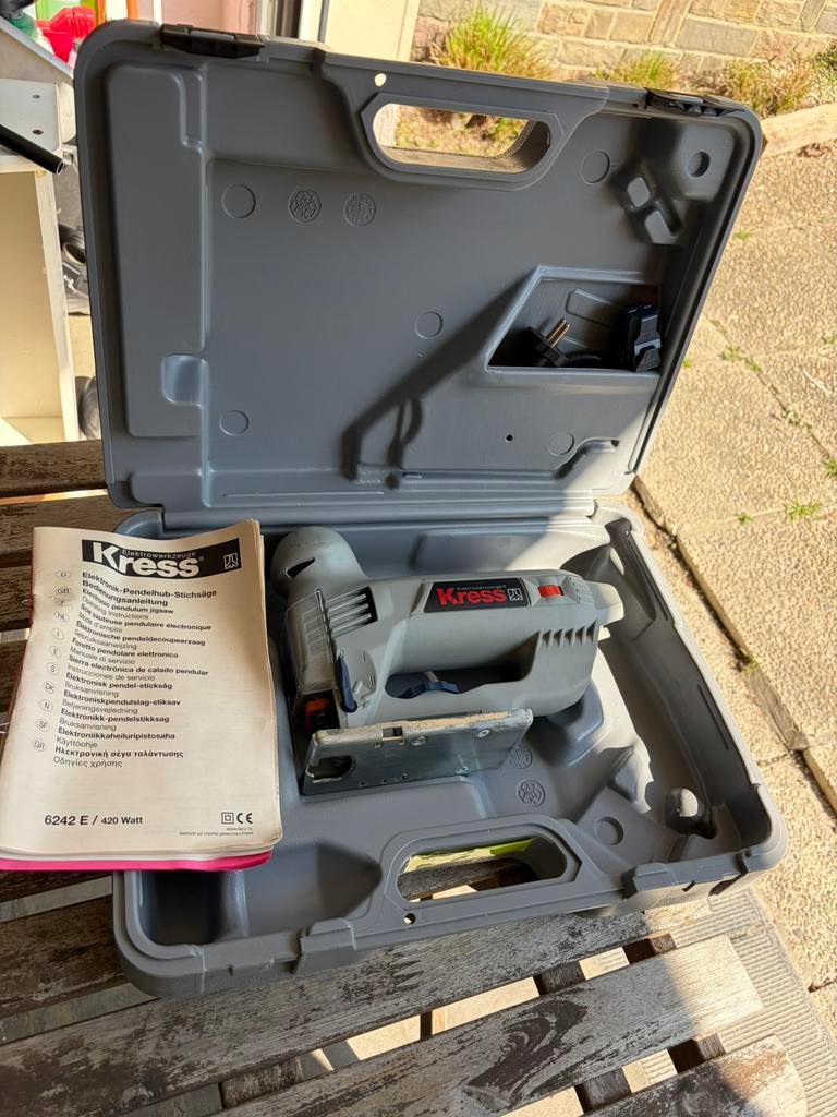 Scie sauteuse Kress cst 6242e, Bricolage & Construction, Outillage | Scies mécaniques, Comme neuf, Scie sauteuse, Scie sauteuse