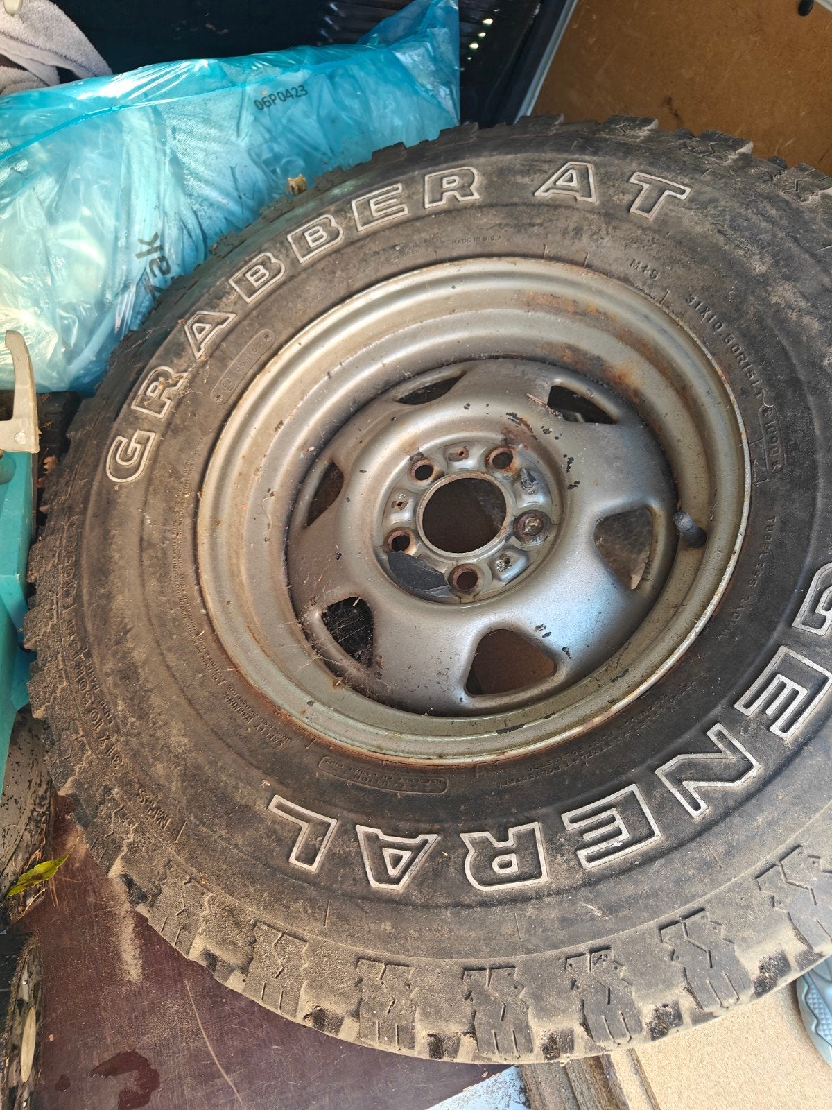 reservewiel Jeep Wrangler yj, Ophalen, Gebruikt