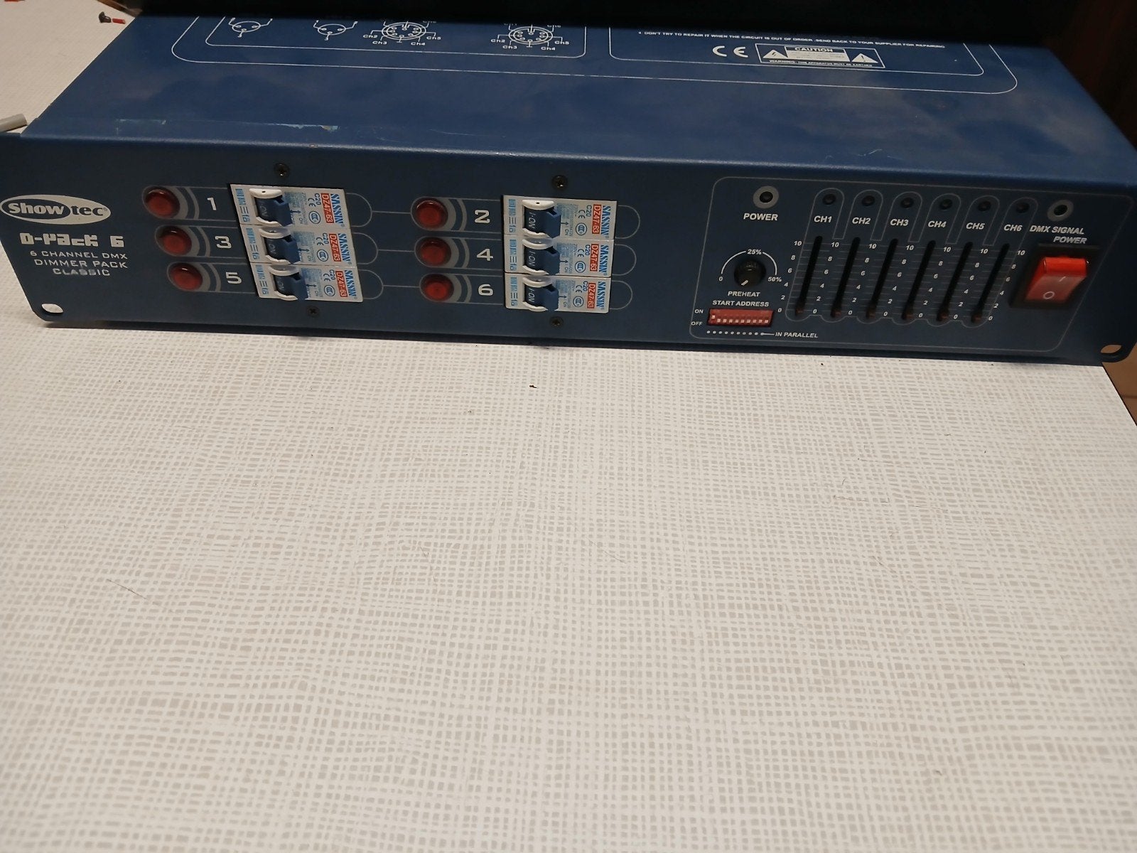 2  6 kanaals dmx dimpacks showtec, Muziek en Instrumenten, Licht en Laser, Ophalen, Zo goed als nieuw, Licht