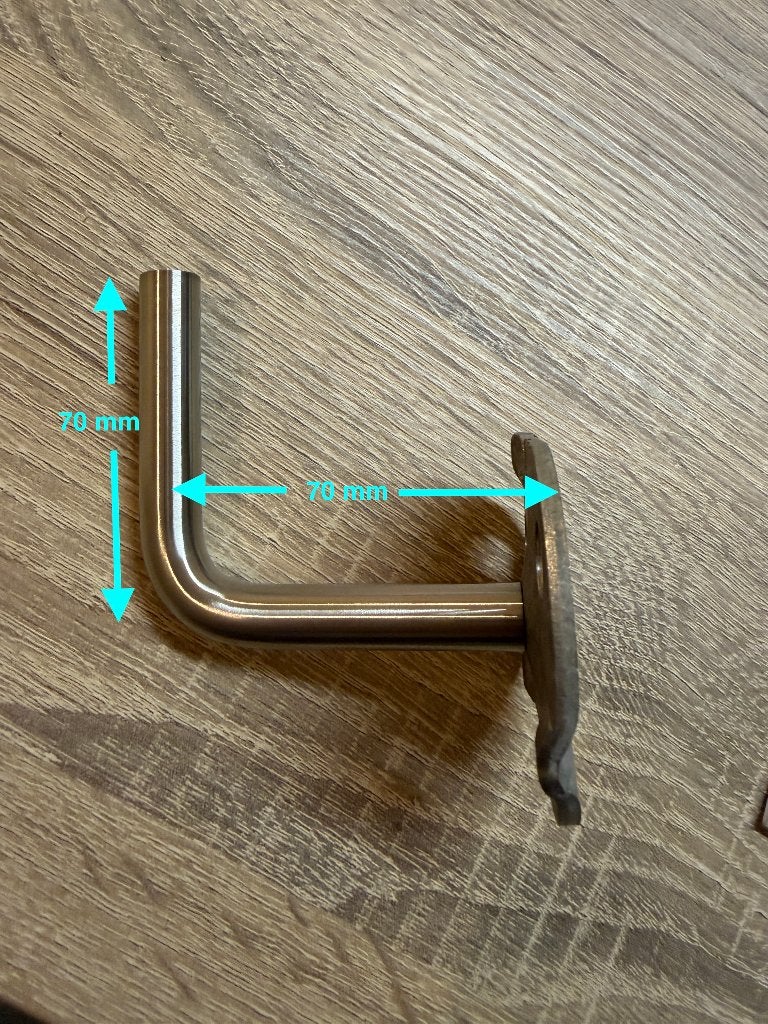 Partij RVS leuninghouders, Ophalen, Nieuw, Schroeven, Inox