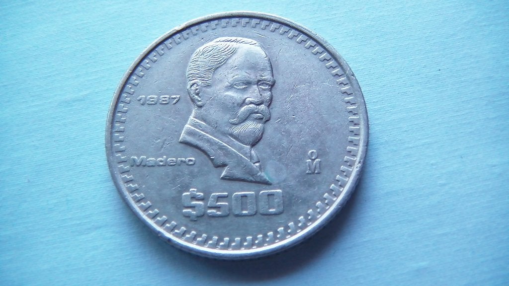 mexique 500 pesos 1987, Enlèvement