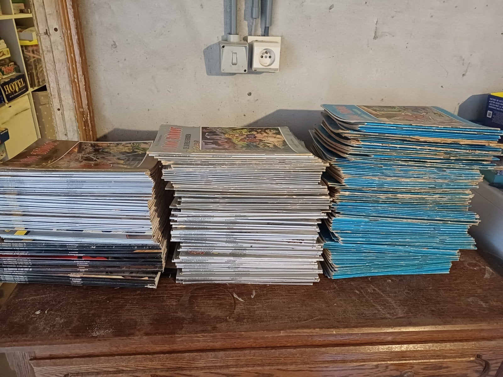 De Rode Ridder (265 nummers) + Galaxa 1-3, Ophalen