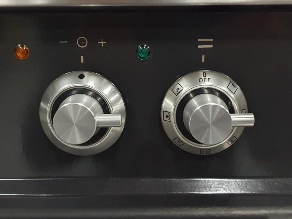 🔥Luxe Boretti Fornuis 100cm antraciet + rvs MAGNETRON, Ophalen, 60 cm of meer, Zo goed als nieuw, Energieklasse A of zuiniger