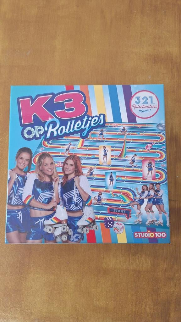 K3 op rolletjes spel, Enlèvement, Comme neuf