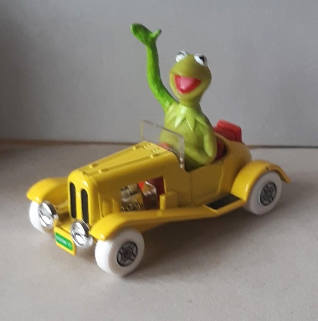 MOOI CORGI CAR SESAM STRAAT KERMIT DE KIKKER HENSON, Verzamelen, Ophalen of Verzenden