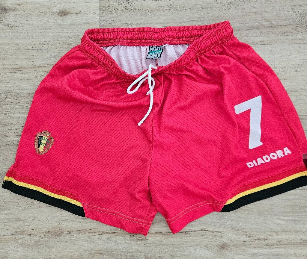 Belgïe matchworn voetbal short 1996, Ophalen of Verzenden, Zo goed als nieuw, Overige typen