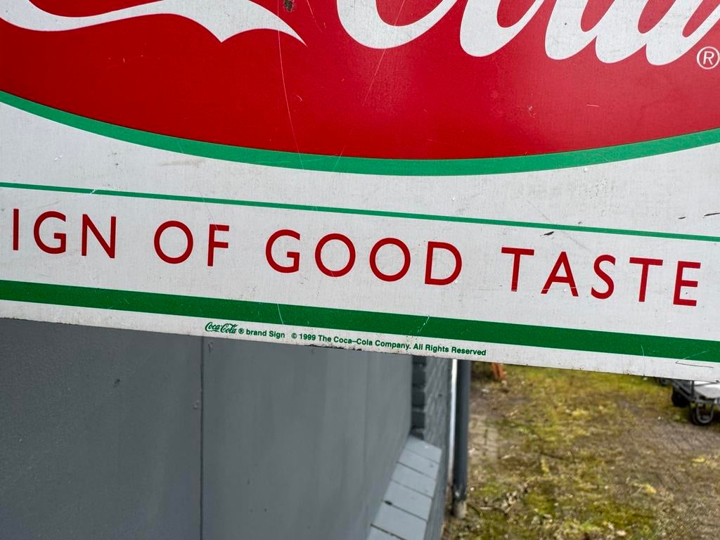 Ancien panneau d'affichage Coca Cola, Enlèvement ou Envoi, Utilisé, Panneau publicitaire