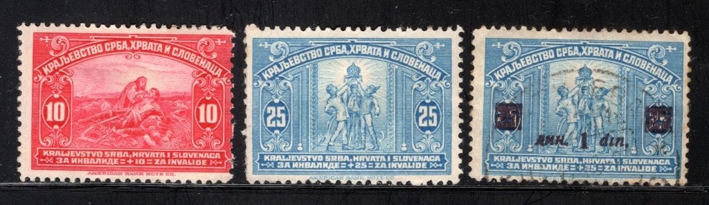 JOEGOSLAVIE Lot 1921-1922 MH, Verzenden, Joegoslavië, Postfris