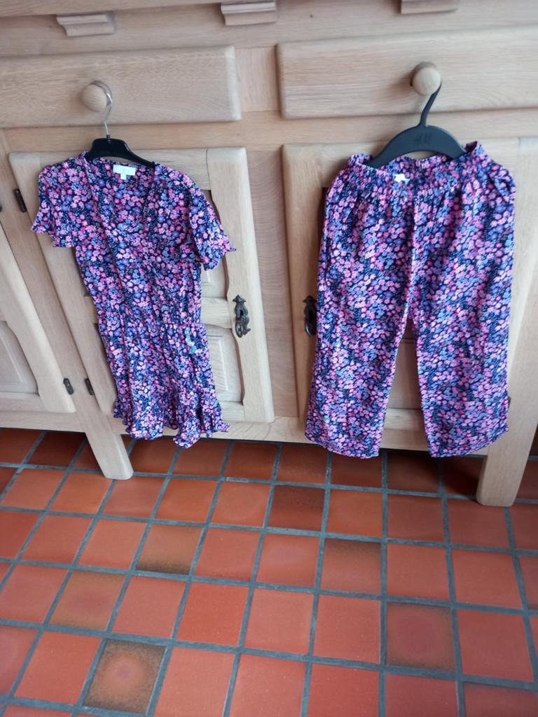 Jurk en broek Frizzle, Kinderen en Baby's, Kinderkleding | Maat 128, Ophalen of Verzenden, Broek