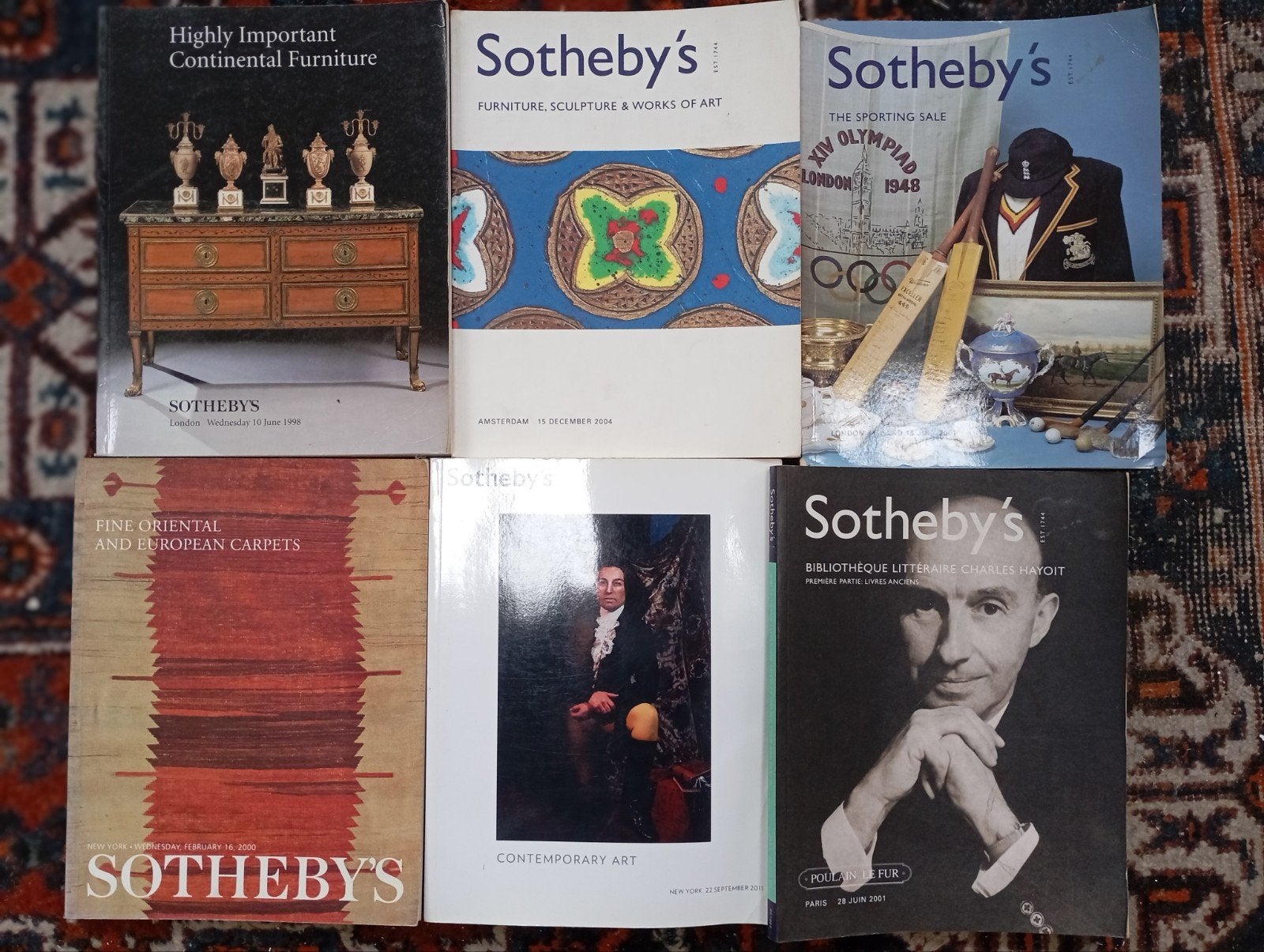 Lot veiling catalogi, Boeken, Ophalen of Verzenden