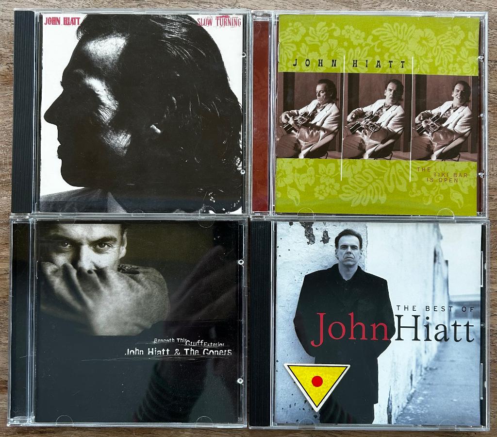 John Hiatt : set van 4 CD’s, Enlèvement, Comme neuf, Chanteur-compositeur