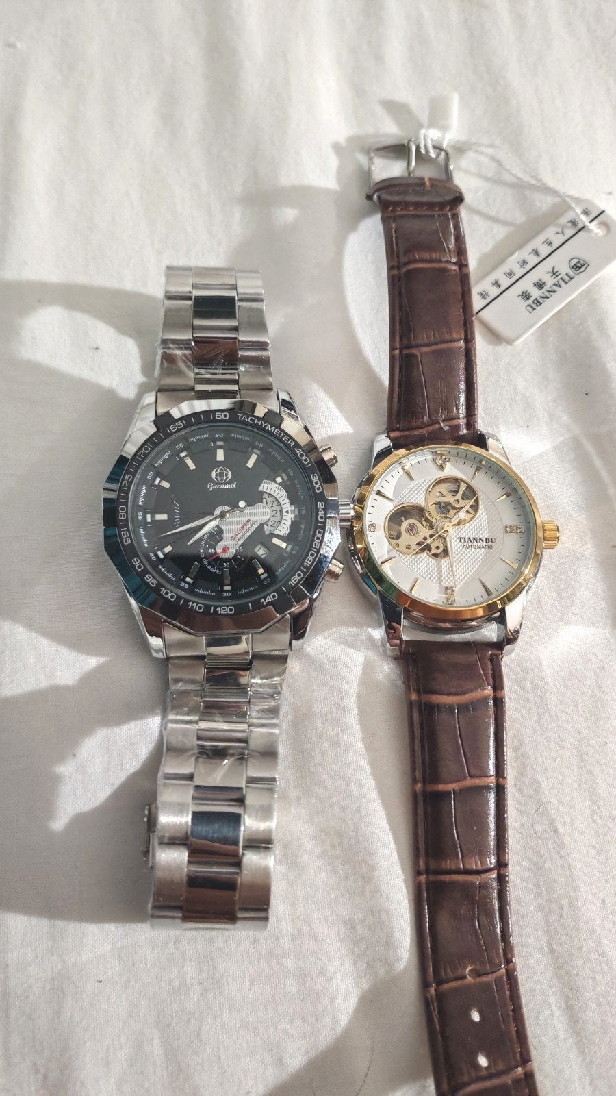2 montre automatique hommes, Handtassen en Accessoires, Verzenden